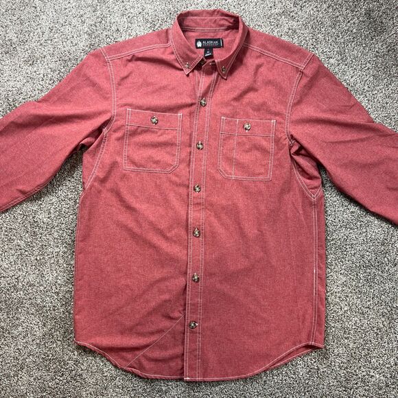 Duluth Alaskan Hardgear Shirt Mens Medium Red Bush Pilot Outdoor Camp Active - Picture 4 of 10